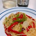 ももべり's cooksnap of when they made 万願寺とうがらしのペペロンチーノ.