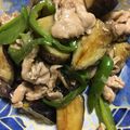 ちゃぎー's cooksnap of when they made 茄子と豚肉、ピマンの炒め♪.