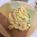 chiaharu's cooksnap of when they made ズッキーニのごま和え.
