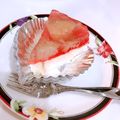 ぉりえ's cooksnap of when they made 桃のレアチーズケーキ.