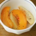 iketa's cooksnap of when they made 桃のミントシロップ浸け♪.