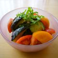 runa10's cooksnap of when they made 揚げナスとトマトのさっぱり☆ポン酢あえ♪.