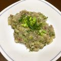 東伊豆釣りcrew's cooksnap of when they made アジのなめろう.