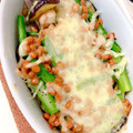 マーネコ's cooksnap of when they made ナスと納豆の和風チーズ焼き.
