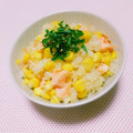 まあまま☆0403's cooksnap of when they made とうもろこしと鮭の炊き込み混ぜごはん.