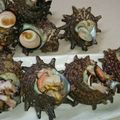楽食いちばん's cooksnap of when they made 魚を捌こう！新鮮♫サザエの刺身編.