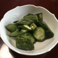 ☆こまっと☆'s cooksnap of when they made オクラ、茗荷の糠味噌漬け.