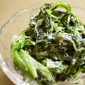 maruru-nn's cooksnap of when they made 簡単♪かき菜のマヨ西洋わさび和え.