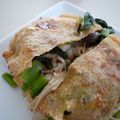 あやプチ's cooksnap of when they made 春菊ときのこのヘルシーきんちゃく.