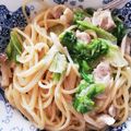 あいちゃんマム's cooksnap of when they made 豚肉ときのこのクリームパスタ。.