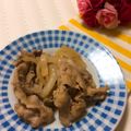 メルティローズ's cooksnap of when they made 新玉ねぎと豚肉の甘辛炒め.