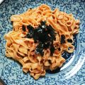 彩ぴ♡'s cooksnap of when they made 「あかり」を使って明太クリームパスタ.