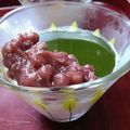 うみこひつ's cooksnap of when they made 牛乳かん抹茶ソース添え.