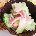 あまね's cooksnap of when they made 白ゴーヤとハムの中華サラダ！.