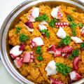 マダムカフェ♡'s cooksnap of when they made たこピラフ♪簡単トマト缶で.