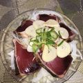 ふんにゃん's cooksnap of when they made 簡単！薬味もりもり市販の鰹タタキで一品.