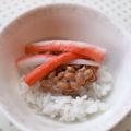 まこさんど's cooksnap of when they made ☆カニカマ納豆☆.
