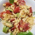おもちもち1149's cooksnap of when they made 簡単！トマトとブロッコリーの卵炒め.