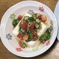 クックP8KGHH☆'s cooksnap of when they made オクラとミニトマトの簡単さっぱり冷奴♪♪.