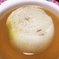 m11m11's cooksnap of when they made レンジでまるごと玉ねぎじゅんわりコンソメ.