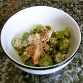 White_Bear's cooksnap of when they made 5分で簡単♪オクラのツナ缶和え.