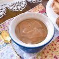 ことりょうママ's cooksnap of when they made ほうじ茶ミルククリーム.