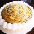 白雪マロン's cooksnap of when they made さつまいもで♡モンブランタルト.