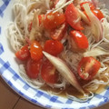 きらり流れ星's cooksnap of when they made ツナとトマトの簡単ぶっかけそうめん.