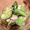 sakietto's cooksnap of when they made 甘くて美味しい❁きゅうりのおひたし.