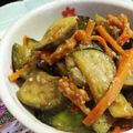ぐでまる。's cooksnap of when they made なすと人参のごま味噌炒め.