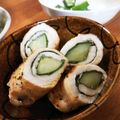 低カロ探検隊's cooksnap of when they made おばけきゅうりの梅しそササミ巻き.
