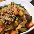 低カロ探検隊's cooksnap of when they made さっぱり☆豚肉トマト胡瓜のオイマヨ炒め★.