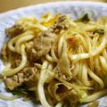 maruru-nn's cooksnap of when they made だし醤油ｄｅ簡単焼きうどん☆.