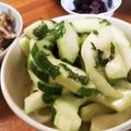 低カロ探検隊's cooksnap of when they made しその香りいっぱい♡簡単♪うりの漬物.