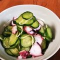 低カロ探検隊's cooksnap of when they made たこときゅうりの酢の物♡.