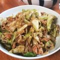 低カロ探検隊's cooksnap of when they made のり佃煮とキャベツの炒め物.