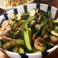低カロ探検隊's cooksnap of when they made 夏バテ解消☆やみつき胡瓜と豚肉の炒めもの.
