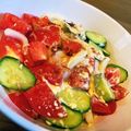 novaimar's cooksnap of when they made トマト冷やしうどん.