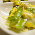 maruru-nn's cooksnap of when they made 絹さやと卵のガリマヨ炒め.