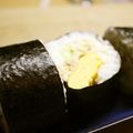 maruru-nn's cooksnap of when they made 大きめ玉子のサラダ太巻普段の食材で恵方巻.