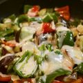 maruru-nn's cooksnap of when they made ナスとピーマンのオイル蒸し チーズ乗せ.