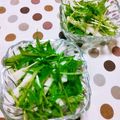 ﾁｲﾁｬﾝﾏﾏ's cooksnap of when they made 簡単水菜と長芋のサラダ.