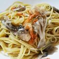 さおりらっくま's cooksnap of when they made ワンポットパスタ★和風キノコスパゲッティ.