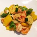 もふもふ侍's cooksnap of when they made タイ風♪海老とパプリカのバジル炒め.