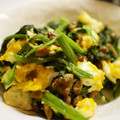 maruru-nn's cooksnap of when they made ほうれん草と納豆の卵炒め.