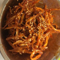 yunatan1211's cooksnap of when they made 酒がすすむイカの朝鮮漬け さきいかキムチ.