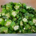 クックZTZ10H☆'s cooksnap of when they made 超簡単!オクラと大葉さっぱりポン酢和え.