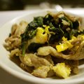 maruru-nn's cooksnap of when they made 豚こまぎれ肉とホウレン草のガーリック炒め.