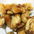 rie612rie's cooksnap of when they made 甘辛鶏皮にんにく。.