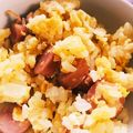 おきょうねえ's cooksnap of when they made ♡子供が大好きなウインナーと卵の焼き飯♡.